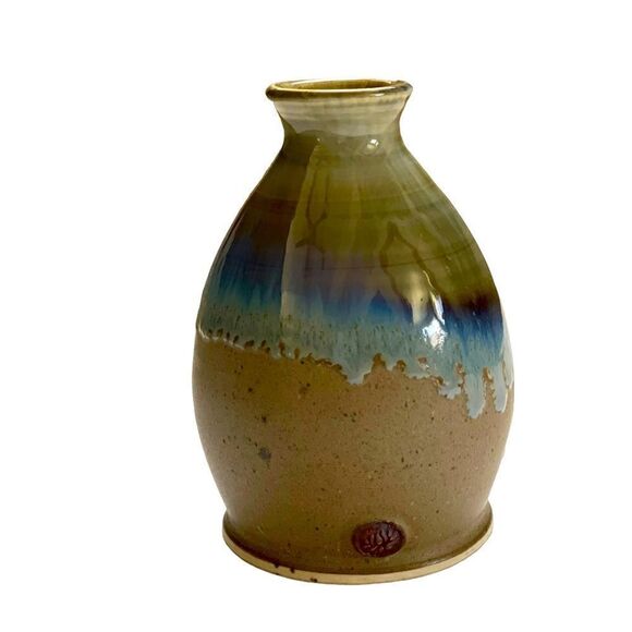 Small Pottery Bud Vase 5" Tall - Picture 1 of 7